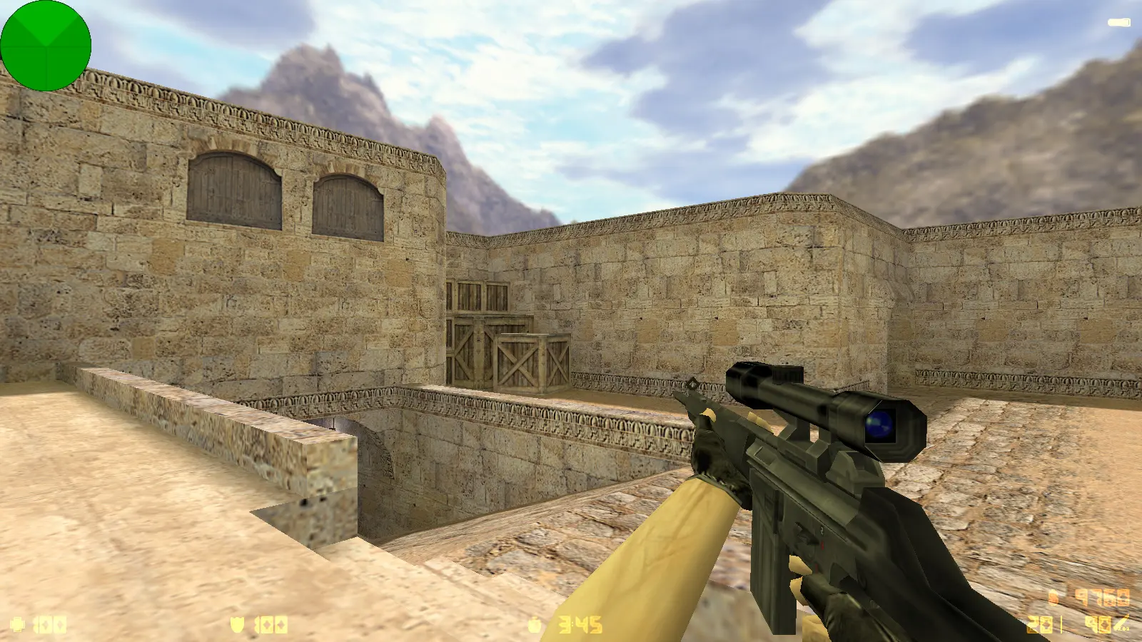 Скриншот 16 — CS 1.6 с вытянутыми руками
