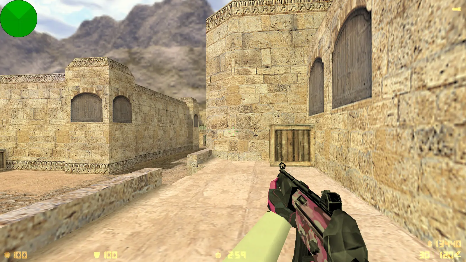Скриншот 25 — CS 1.6 с вытянутыми руками