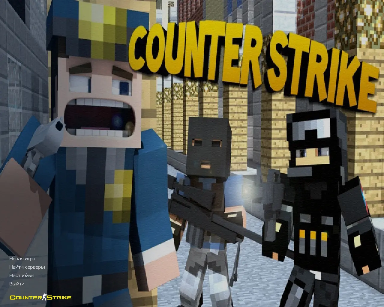 Скриншот сборки CS 1.6 Minecraft