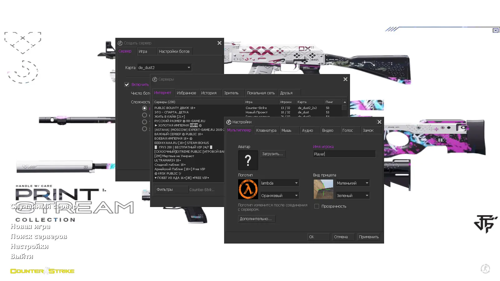 Скриншот 2 — CS 1.6 Printstream